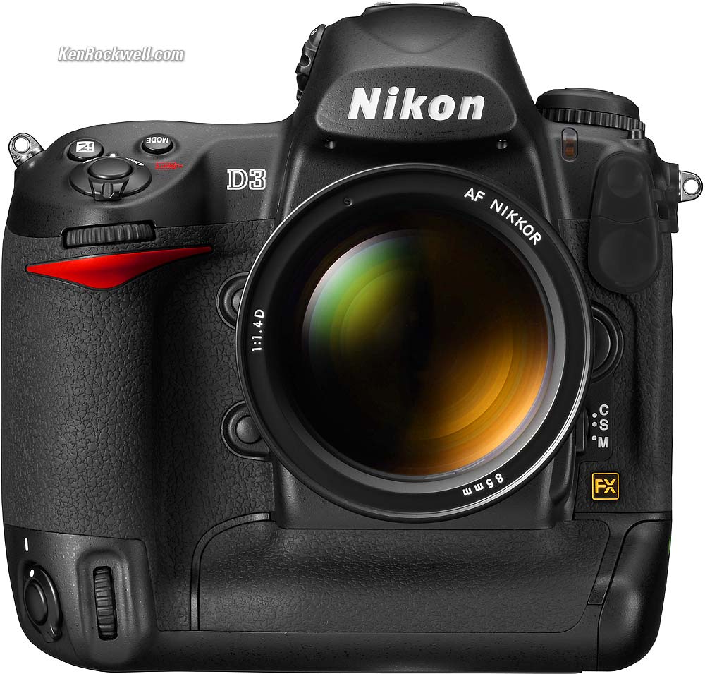 Nikon D3 vs. D300