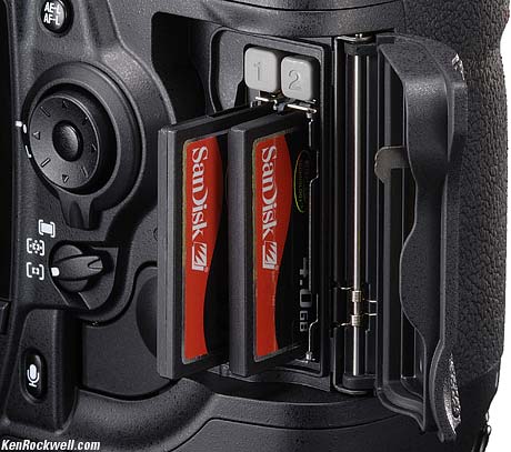 Nikon D3 CF Cards