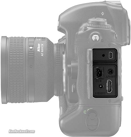Nikon D3 Video and Data Connections