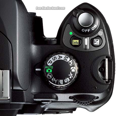 Nikon D40 Mode Dial