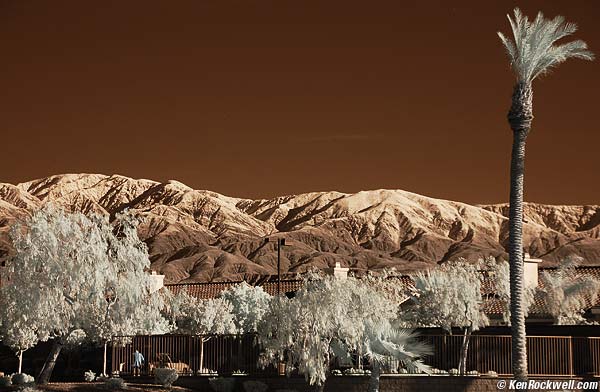 Infrared Snow, Palm Desert, California