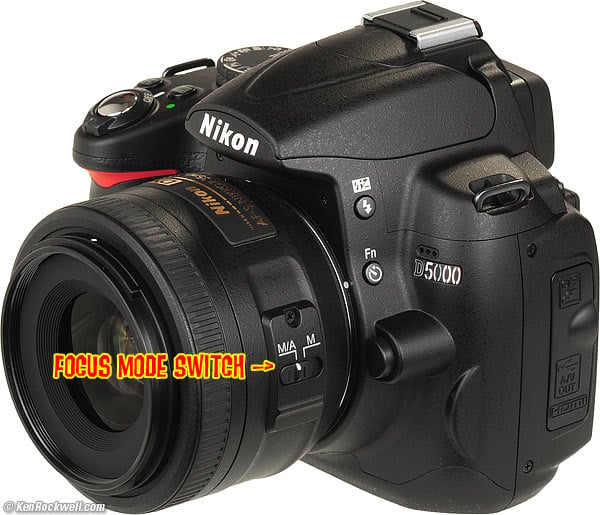 Nikon D80 Focus Mode Switch