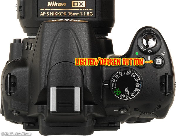 Nikon D5000 Exposure Compensation