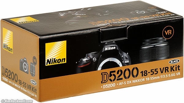 Nikon D5200 box
