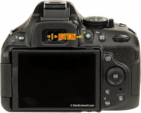 Nikon D5200 rear