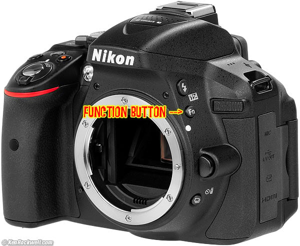 Nikon D5300 Function Button