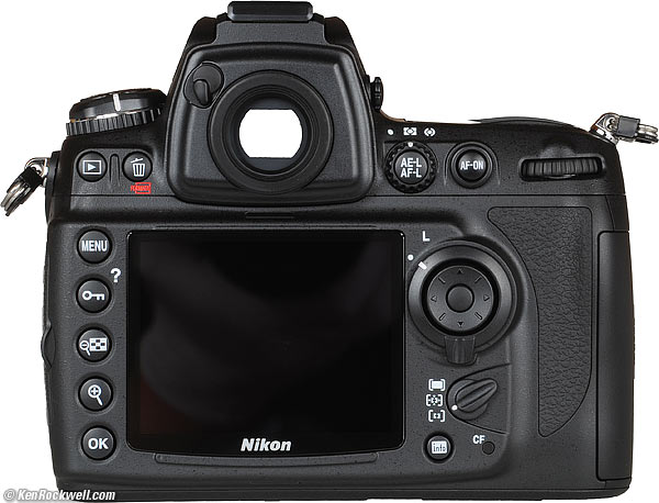 Nikn D700 top controls
