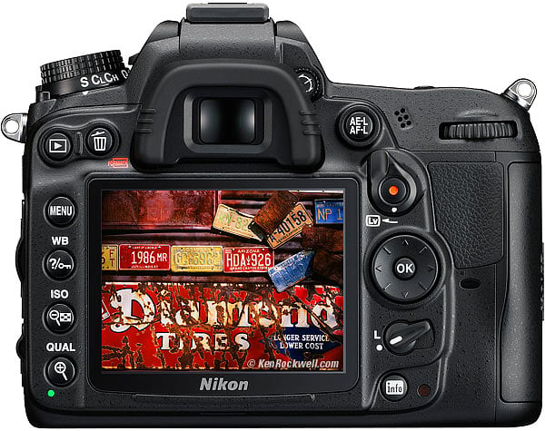Nikon D7000 rear