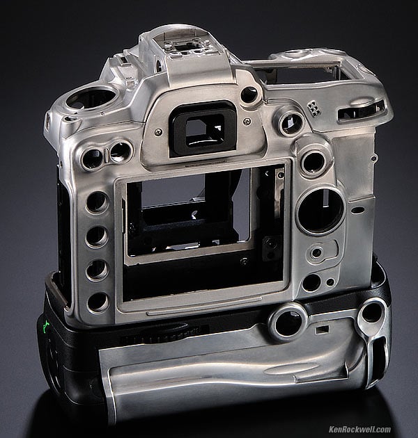Most of the D7000's body is magnesium alloy