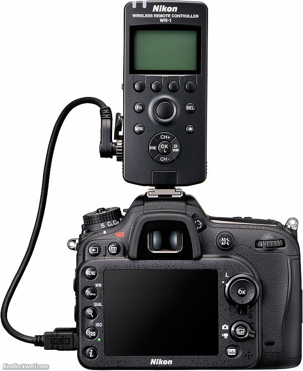 Nikn D7100 with WR-1 remote