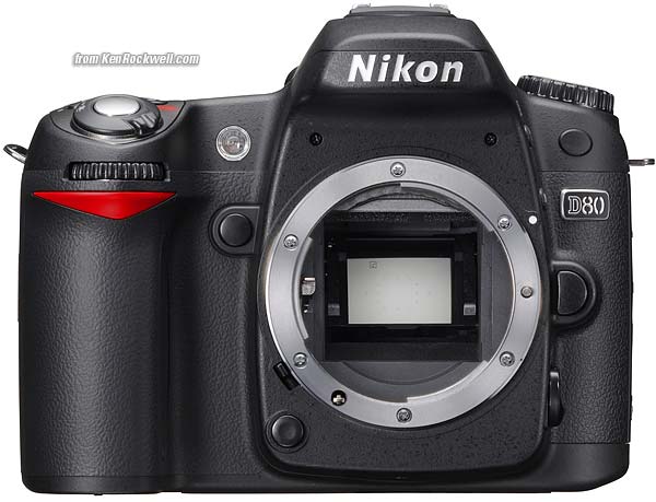 Nikon D80 front