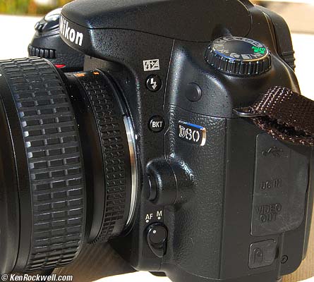 Nikon D80 Side View
