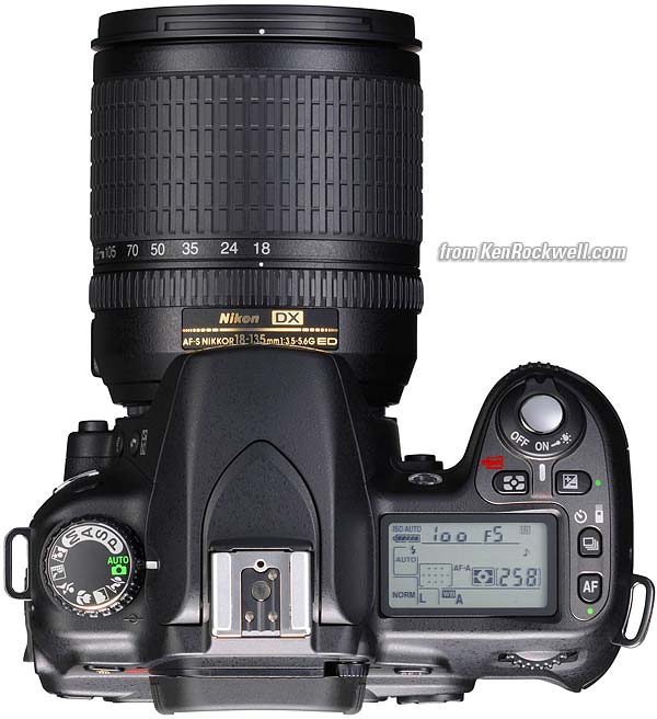 Nikon D80 top
