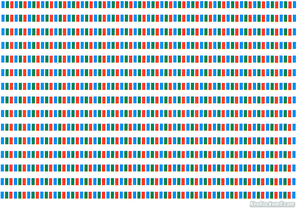 Nikon 1005 RGB matrix