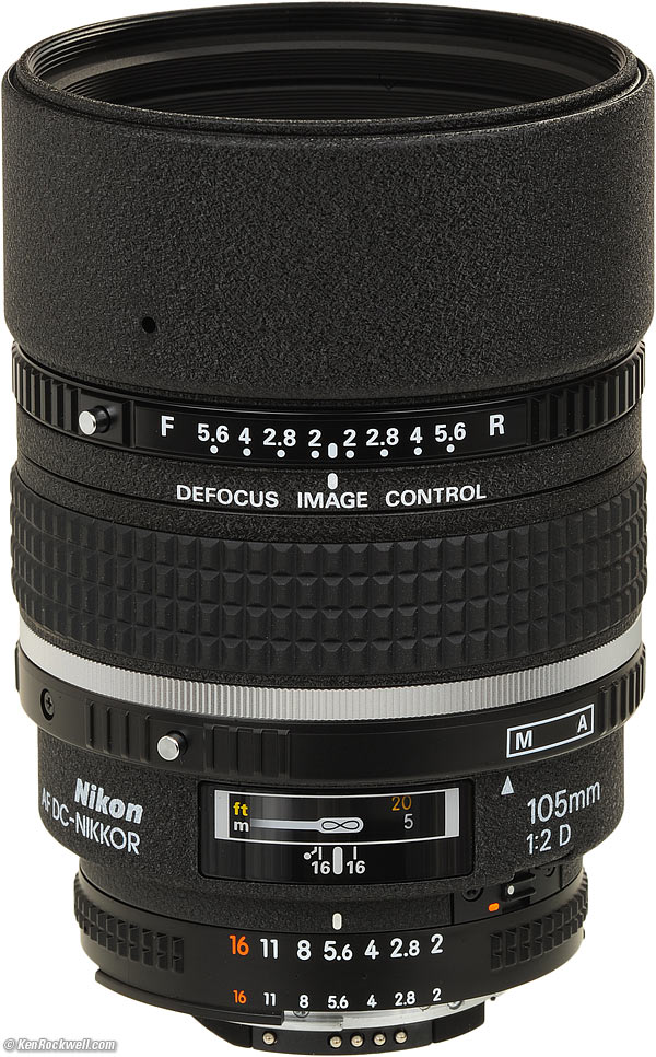 Nikon 105mm f/2 DC