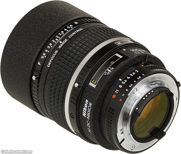 Rear, Nikon 105 DC