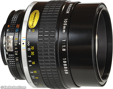 Nikon 105mm f/1.8