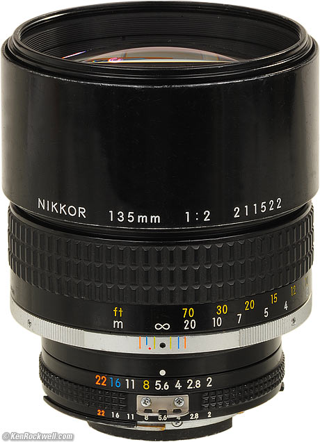 Nikon 135mm f/2 AI-s