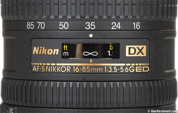 Nikon 16-85mm