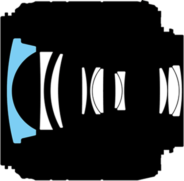 Nikon 18-55mm VR II diagram