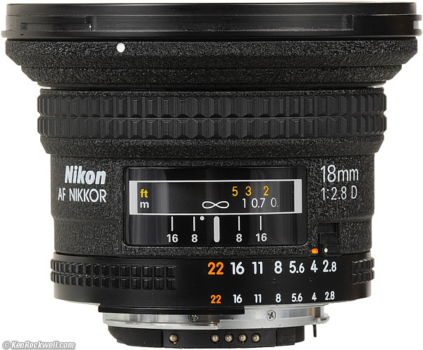 Nikon 18mm f/2.8 D