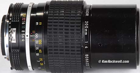 Nikon Nikkor 200mm f/4 AI