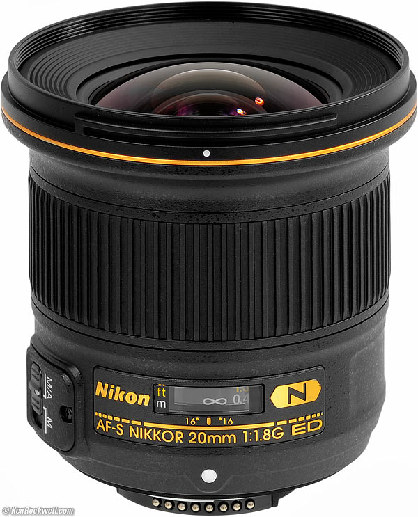 Nikon 20mm f/1.8 G Review