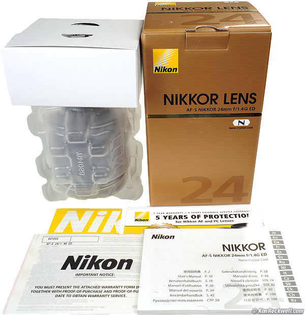 Nikon 24mm f/1.4