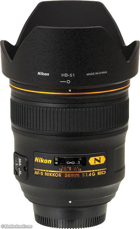 HB-51 hood for Nikon 24mm f/1.4