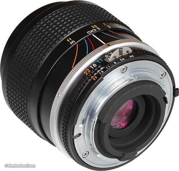 Nikon 28-50mm rear