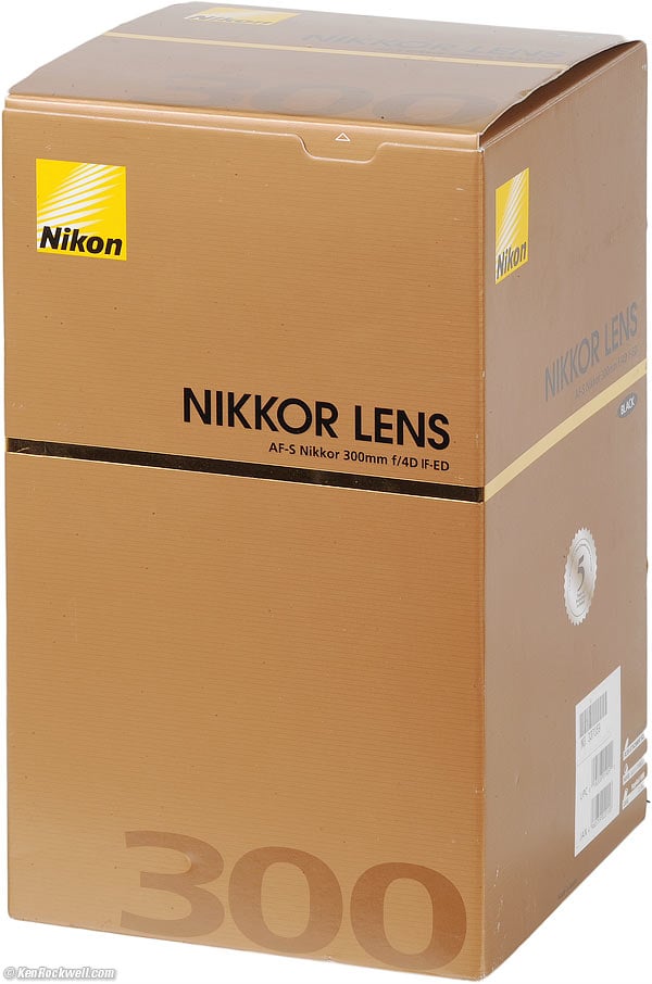 Box, Nikon 300mm f/4 AF-S