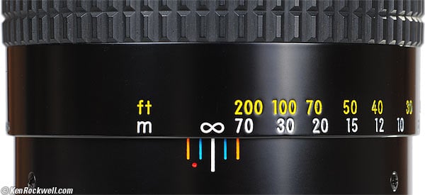 Nikon 300mm f/4.5 focus ring