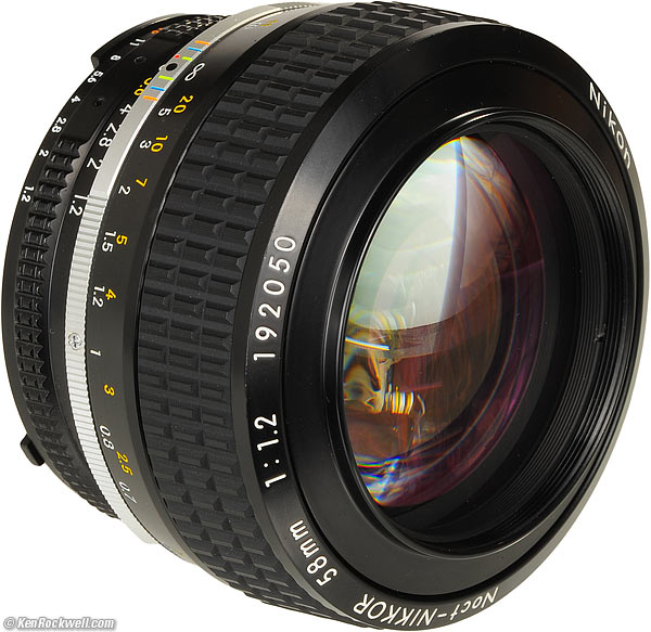 Nikon 58mm f/1.2