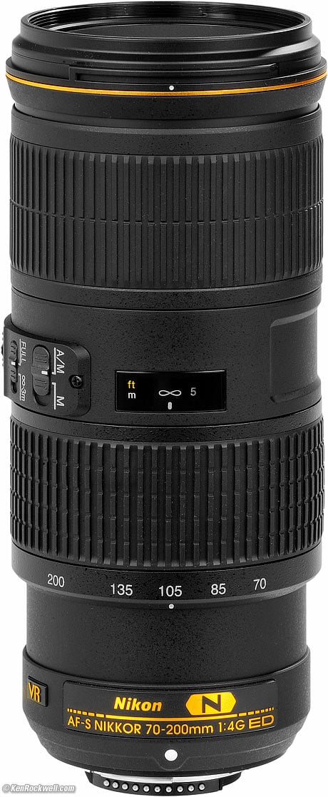 Nikon 70-200mm f/4 VR Review