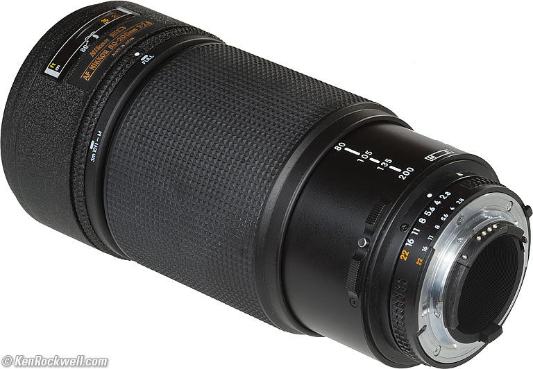 Nikon 80-200mm f/2.8 AF Rear
