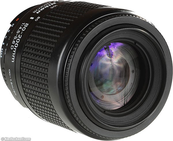 Front of Nikon 80-200mm f/4.5-5.6