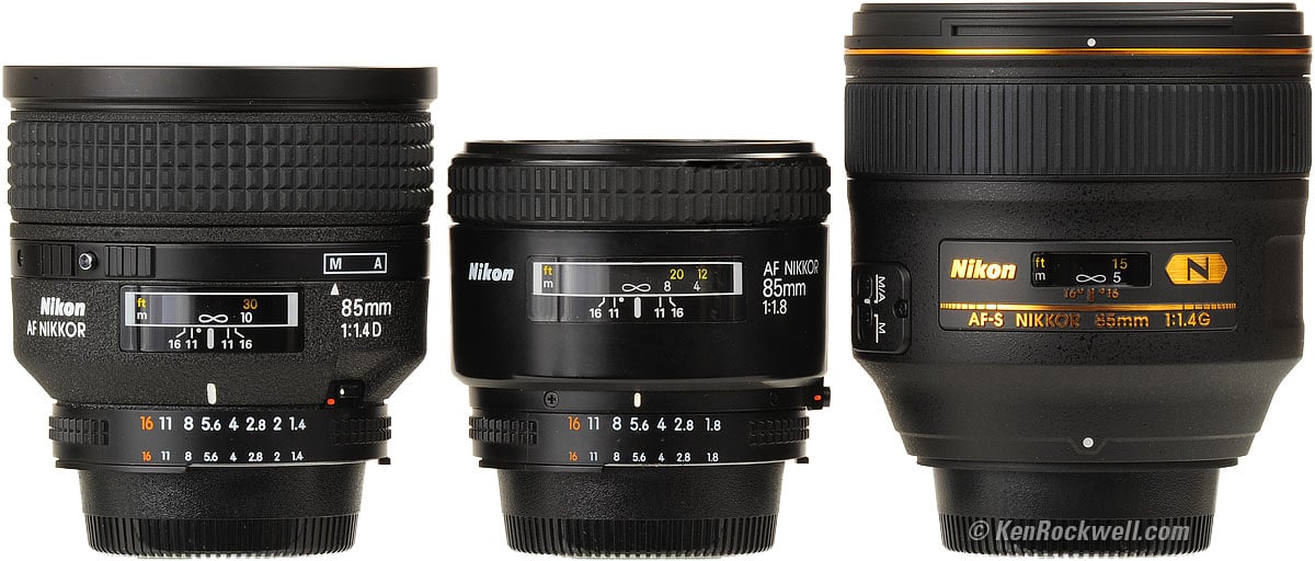 Re: Nikon 85 1.4D VS 1.8D: Nikon SLR Talk Forum: Digital Photography Review