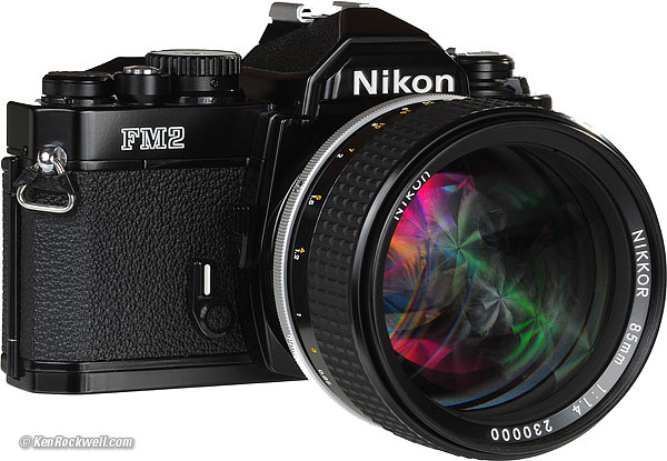 Nikon 85mm f/1.4 with FM-2