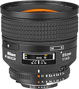 Nikon 85mm f/1.4 AF-D Review