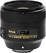 Nikon 85mm f/1.8 G