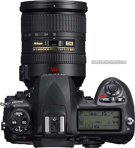 Nikon D200 top