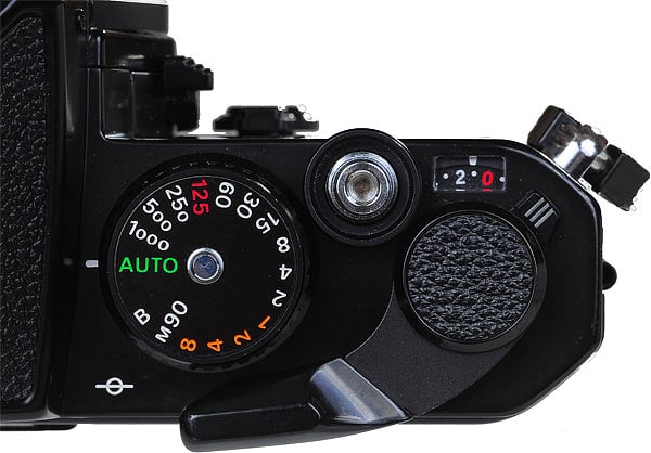 Nikon FE Shutter Dial