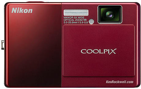 Nikon S70, red