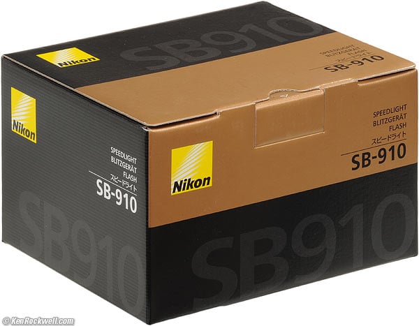 Nikon SB-910 Box