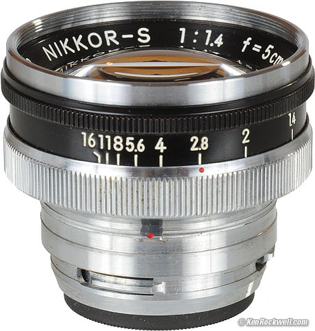 Nikon 5cm (50mm) f/1.4
