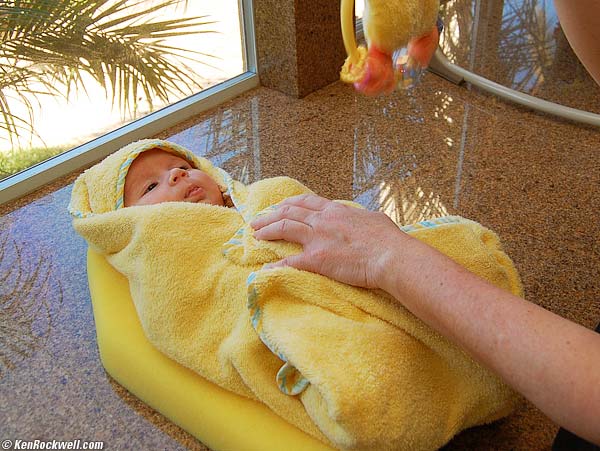 Ryan after bath