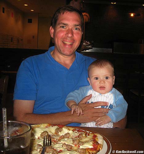 Ryan and Dad at Bertuccis