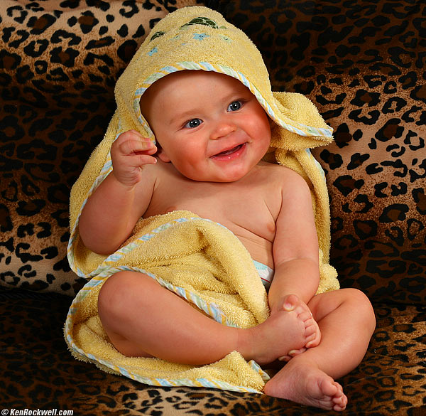 Ryan after bath