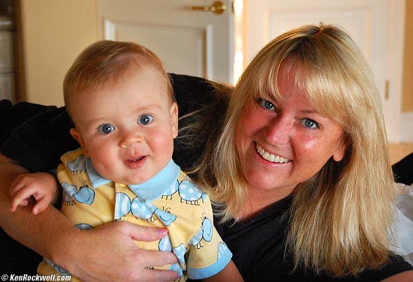 Mom and Ryan on Bed