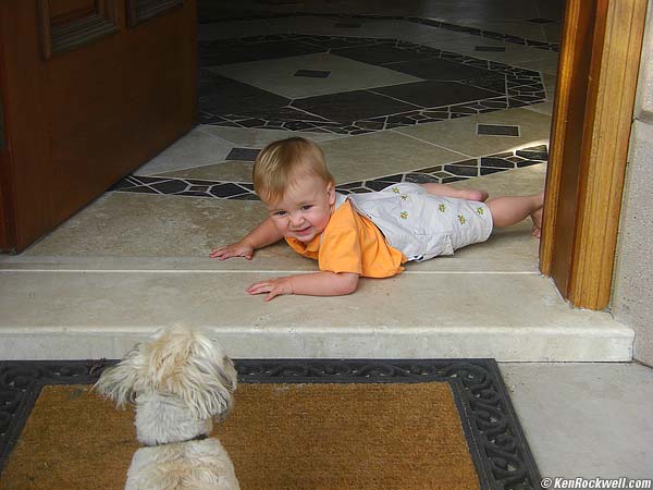 Ryan at front door